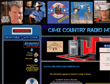 Tablet Screenshot of cjmxfmcountry.com